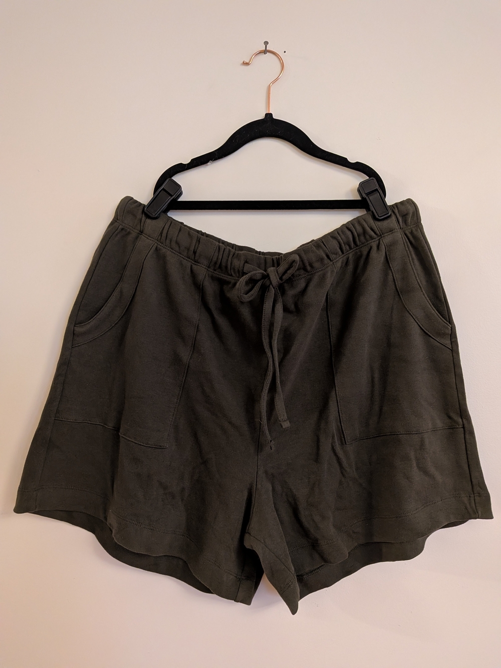 Zenana Outfitters Olive Green Drawstring Casual Shorts